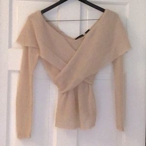 Victoria’s Secret “Moda International”  alluring powder, pink mohair sweater